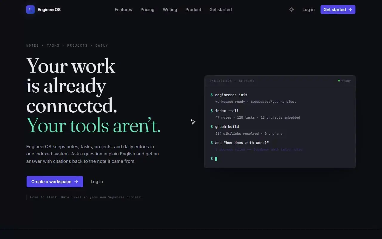 EngineerOS demo